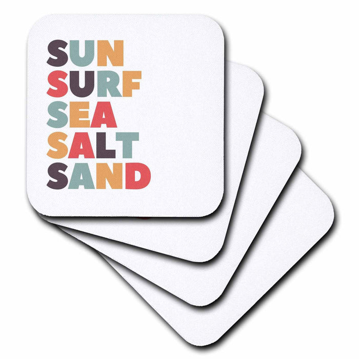 image of set of 4 Ceramic Tile Coasters