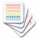 image of set of 4 Ceramic Tile Coasters