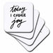 image of set of 8 Ceramic Tile Coasters