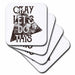 image of set of 8 Ceramic Tile Coasters