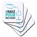 image of set of 4 Coasters - Soft