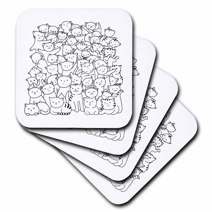 image of set of 8 Coasters - Soft