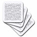 image of set of 8 Coasters - Soft