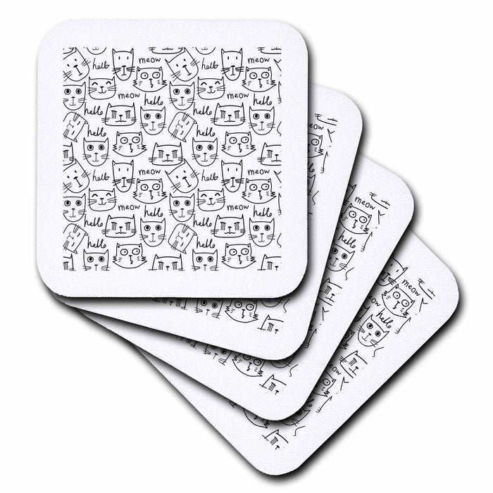 image of set of 8 Ceramic Tile Coasters