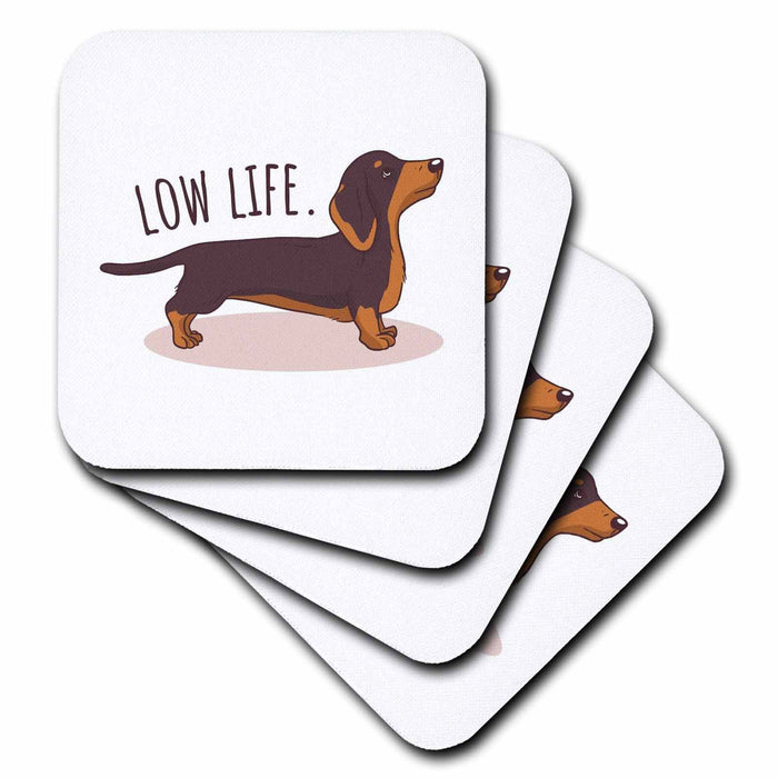 image of set of 4 Ceramic Tile Coasters