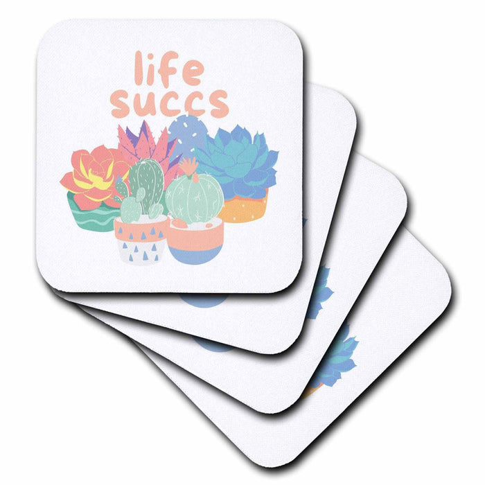 image of set of 8 Ceramic Tile Coasters