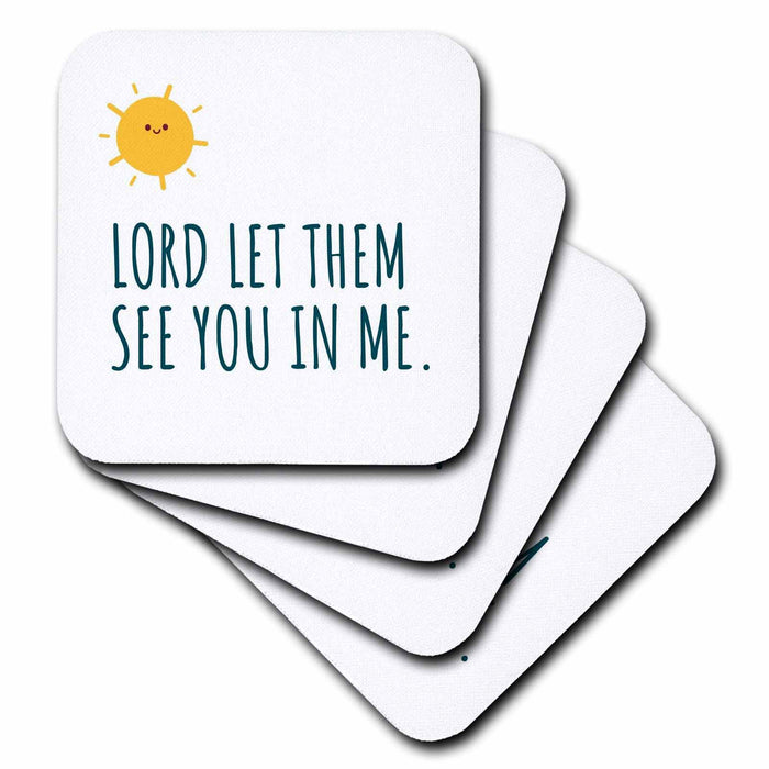 image of set of 4 Ceramic Tile Coasters