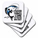 image of set of 8 Ceramic Tile Coasters