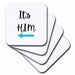 image of set of 8 Ceramic Tile Coasters