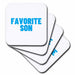 image of set of 4 Coasters - Soft