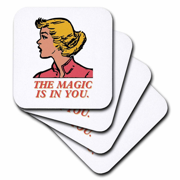 image of set of 4 Coasters - Soft