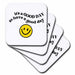 image of set of 4 Ceramic Tile Coasters