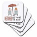 image of set of 4 Ceramic Tile Coasters