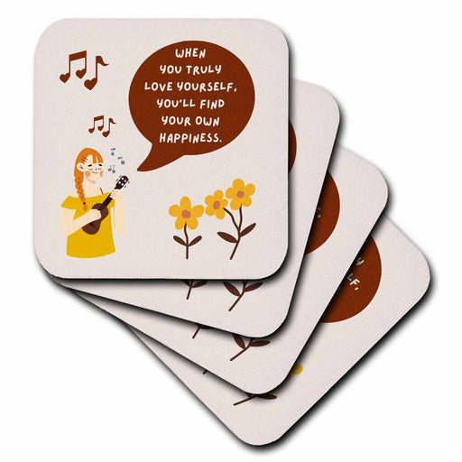 image of set of 4 Coasters - Soft