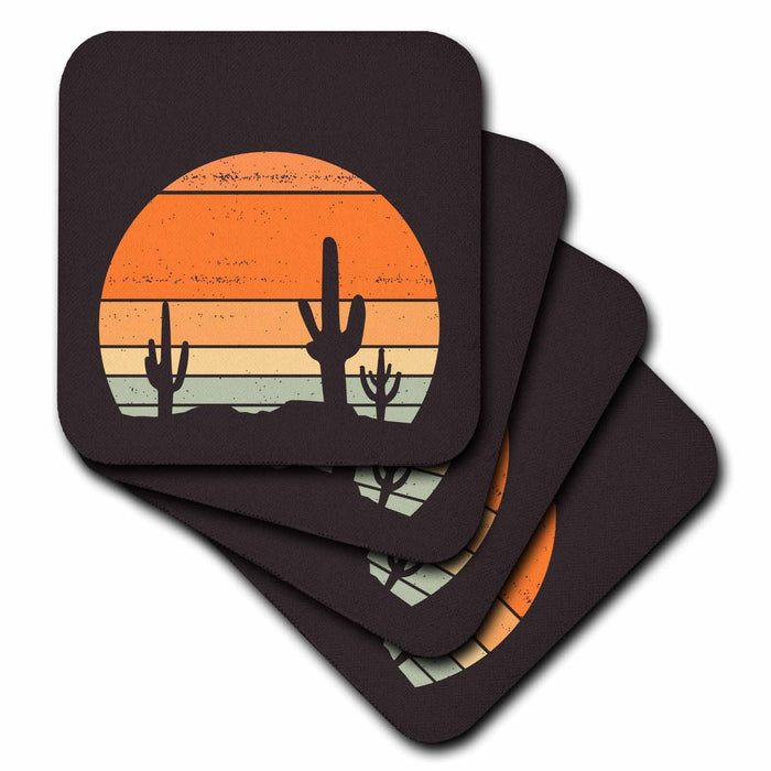 image of set of 4 Ceramic Tile Coasters