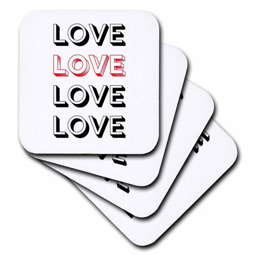 image of set of 4 Coasters - Soft