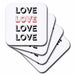 image of set of 4 Ceramic Tile Coasters