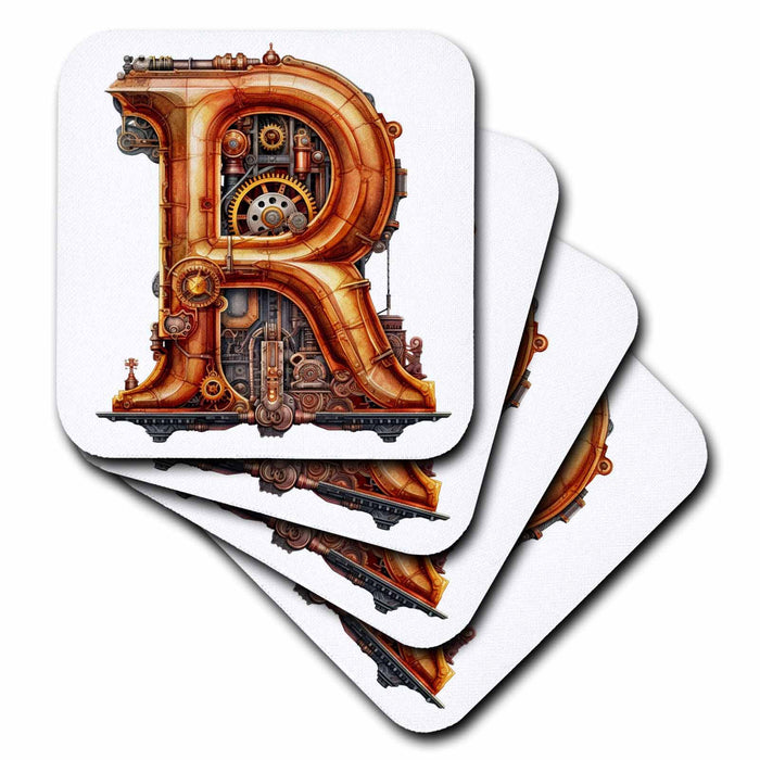 image of set of 4 Ceramic Tile Coasters