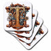 image of set of 8 Ceramic Tile Coasters