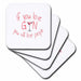 image of set of 4 Ceramic Tile Coasters