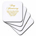 image of set of 4 Ceramic Tile Coasters