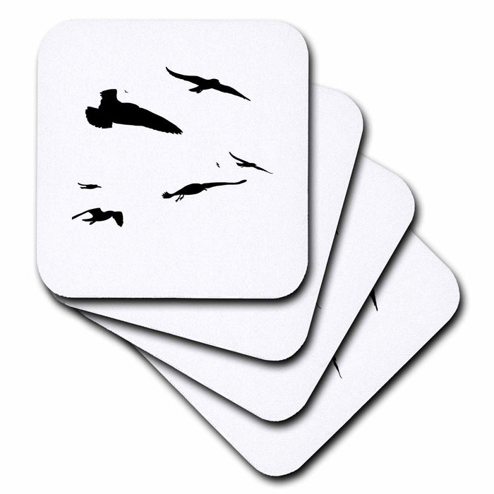 image of set of 4 Ceramic Tile Coasters