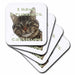 image of set of 8 Ceramic Tile Coasters