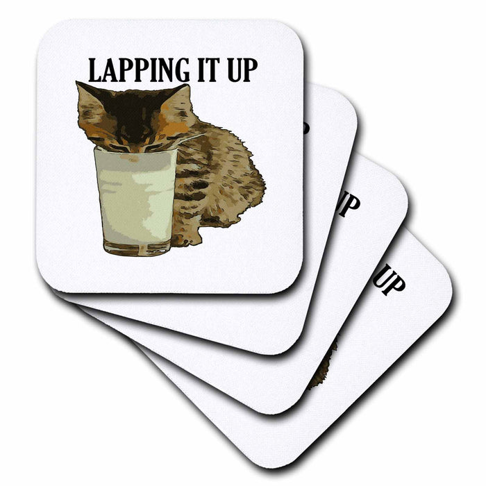 image of set of 8 Ceramic Tile Coasters