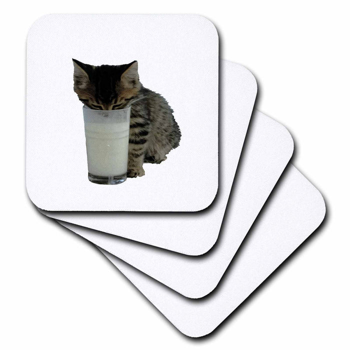 image of set of 8 Ceramic Tile Coasters