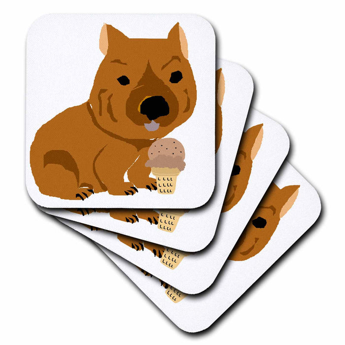 image of set of 8 Ceramic Tile Coasters