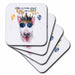 image of set of 8 Ceramic Tile Coasters