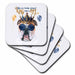 image of set of 8 Ceramic Tile Coasters