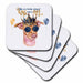 image of set of 8 Ceramic Tile Coasters