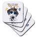 image of set of 8 Ceramic Tile Coasters