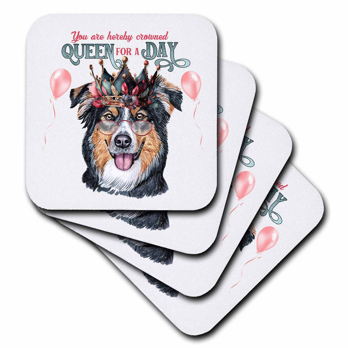 image of set of 8 Ceramic Tile Coasters