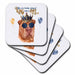 image of set of 4 Ceramic Tile Coasters