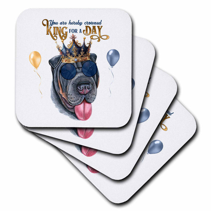 image of set of 4 Ceramic Tile Coasters