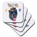 image of set of 4 Ceramic Tile Coasters