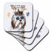 image of set of 8 Ceramic Tile Coasters