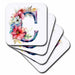 image of set of 4 Ceramic Tile Coasters