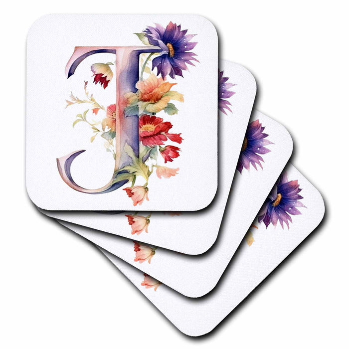 image of set of 4 Ceramic Tile Coasters