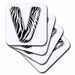 image of set of 8 Ceramic Tile Coasters