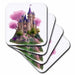 image of set of 4 Ceramic Tile Coasters