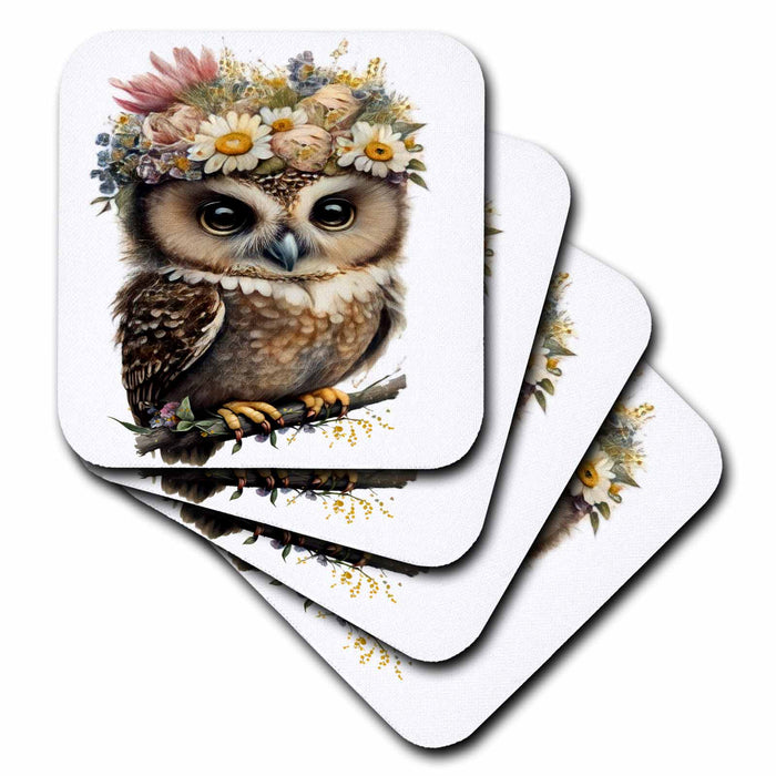 image of set of 4 Ceramic Tile Coasters