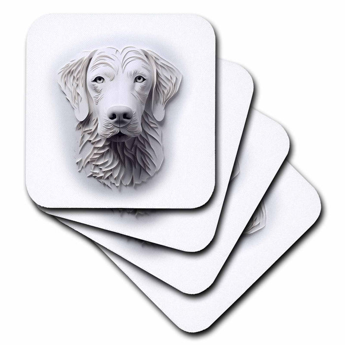 image of set of 4 Ceramic Tile Coasters