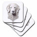 image of set of 8 Ceramic Tile Coasters