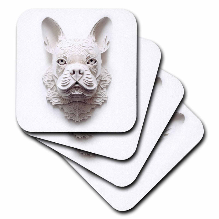 image of set of 4 Ceramic Tile Coasters