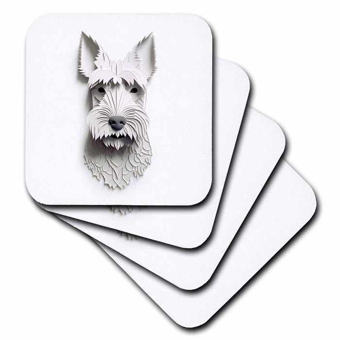 image of set of 4 Ceramic Tile Coasters