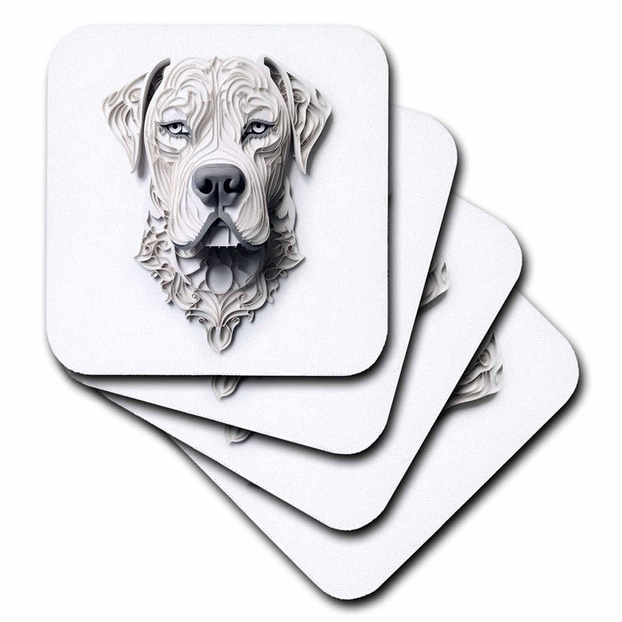 image of set of 8 Ceramic Tile Coasters