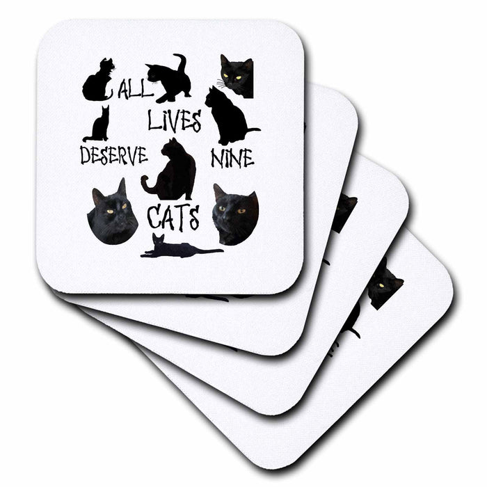 image of set of 8 Ceramic Tile Coasters